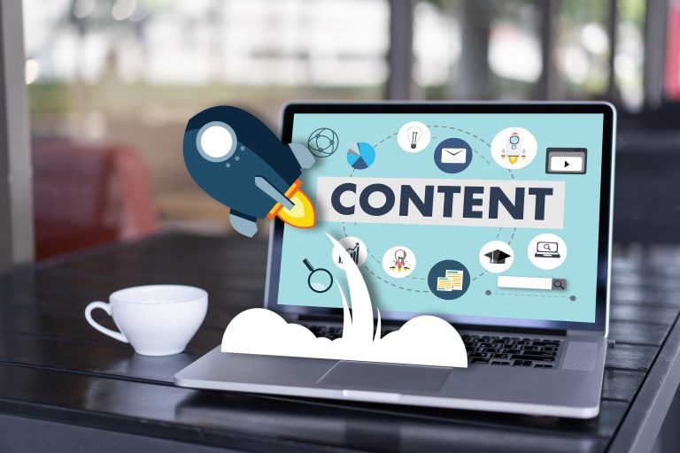 CONTENT marketing Data Blogging Media Publication Information Vision Content Concept Patricia Carneiro Agency